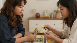 couple consultant ensemble le tarot pour leur relation